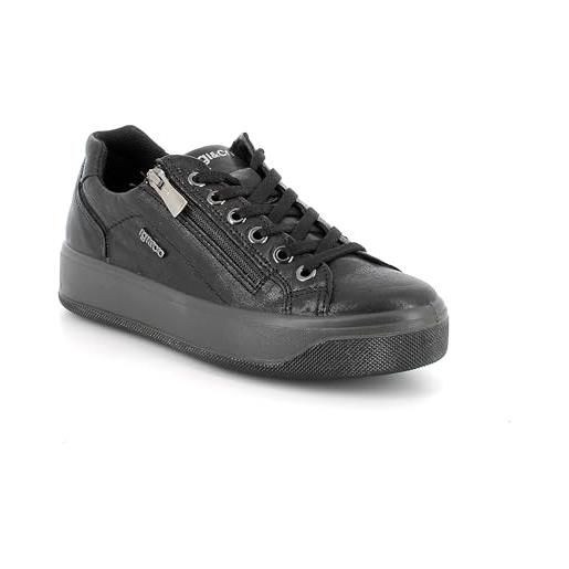 Igi&Co d. Ava, scarpe con lacci donna, nero, 37 eu