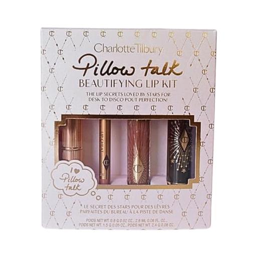 Charlotte Tilbury pillow talk beautifying lip kit, 1.0 unità