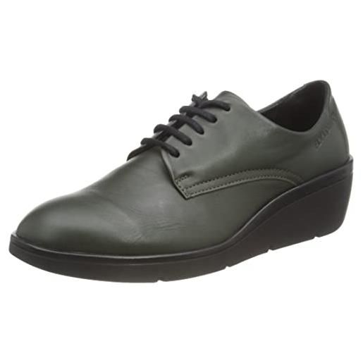 Fly London nepe548fly, oxford donna, verde scuro, 36 eu