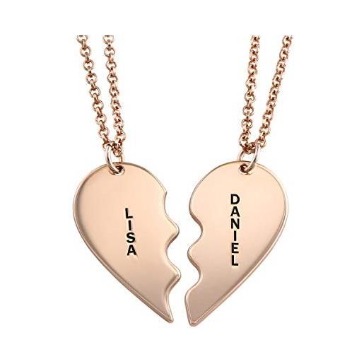 Gioiello Ricordo Foto Collana Personalizzata MeMeDIY Con Foto - Pendente Cuore E Dog Tag Argento/nero Collana Foto Personalizzata - Foto 4