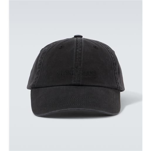 Stone Island cappello da baseball in cotone con logo