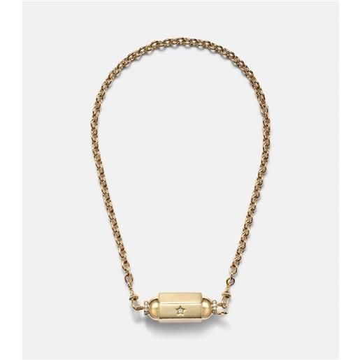 Marie Lichtenberg collana jumbo in oro 18kt con diamanti
