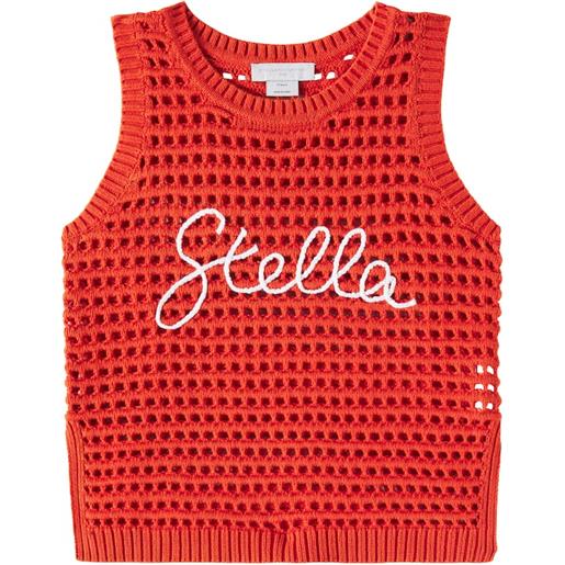 Stella McCartney Kids gilet in maglia di cotone