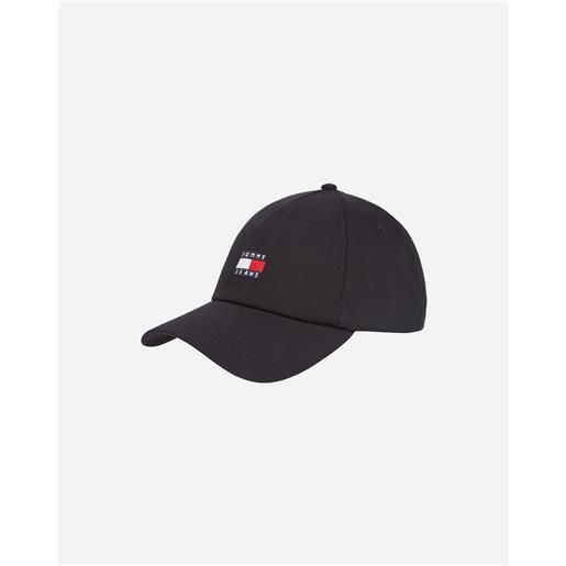 Tommy Hilfiger logo badge m - cappellino - uomo - nero