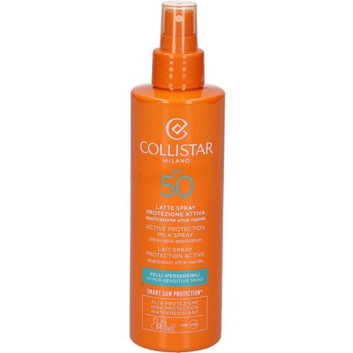 Collistar latte spray protezione attiva pelli ipersensibili spf50 200 ml crema solare
