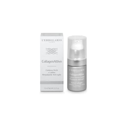 L'Erbolario - collagen. Attivo contorno occhi e labbra rimpolpante e antirughe confezione 15 ml