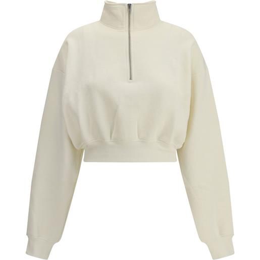 ÉTERNE felpa crop - toni neutri