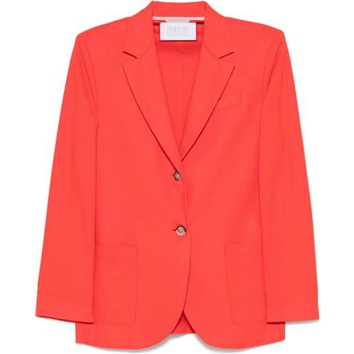 Harris Wharf London blazer con lavorazione a nido d'ape - rosso