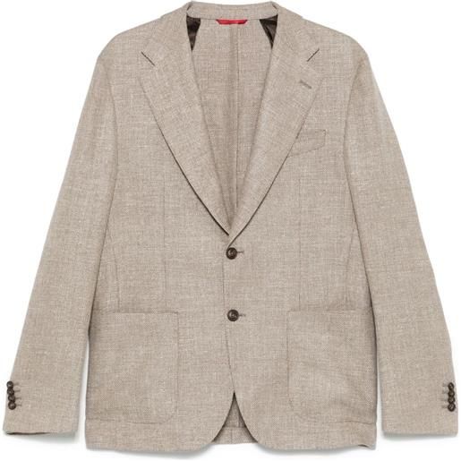 Fay blazer intrecciato - toni neutri