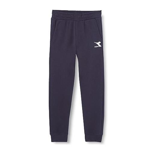 Diadora ju. Pants cuff core, classic navy, xxl unisex-bambini e ragazzi