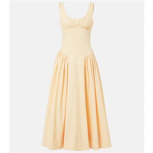 Proenza Schouler white label - abito midi kendall in popeline