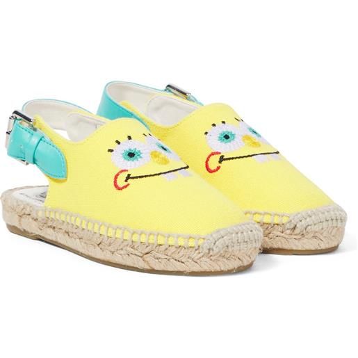 Stella McCartney Kids espadrillas in canvas con ricamo
