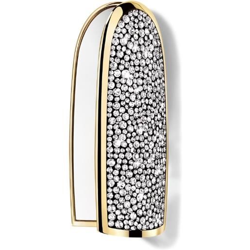 Guerlain rouge g la cover gioiello con doppio specchio per il rossetto ultra-care personalizzabile -