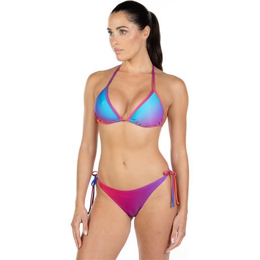 Bikini Donna Due Pezzi Sexy - Imbottito, Gradient Color, Regolabile Per Spiaggia - Foto 4