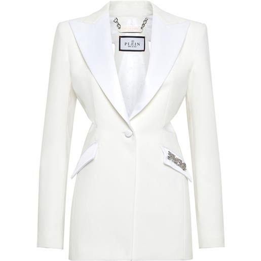 Philipp Plein blazer con dettaglio cut-out - bianco