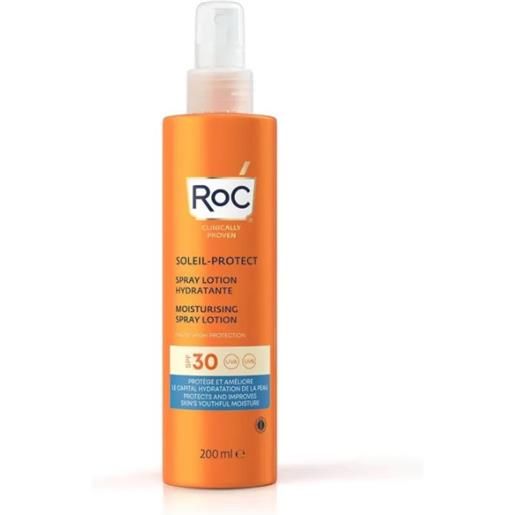 Roc lozione spray solare corpo spf30 idratante 200 ml