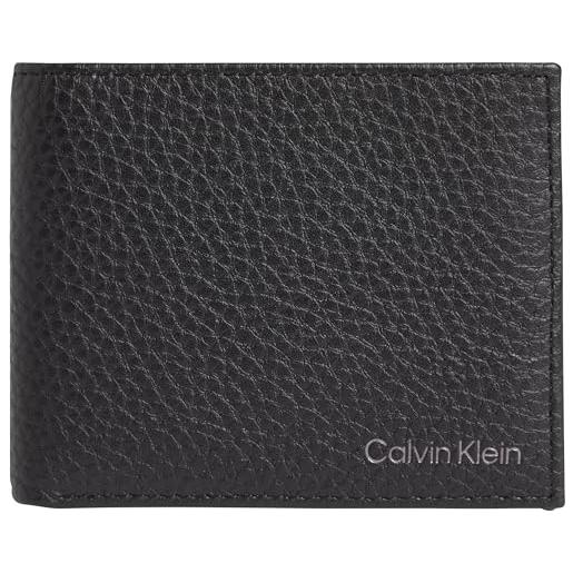 Calvin Klein warmth bifold 6cc w/bill k50k509994, portafogli uomo, nero (ck black), os