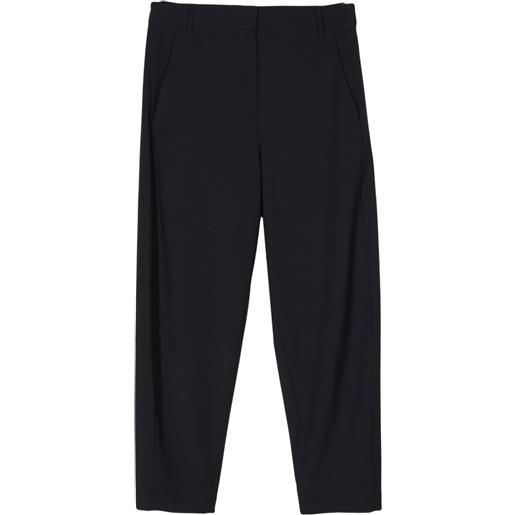 Tibi pantaloni reese sculpted - blu