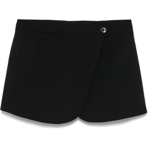 Coperni minigonna sartoriale - nero