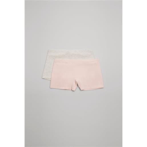 Ysabel Mora confezione di 2 culotte da bambino rosa e grigio pastello