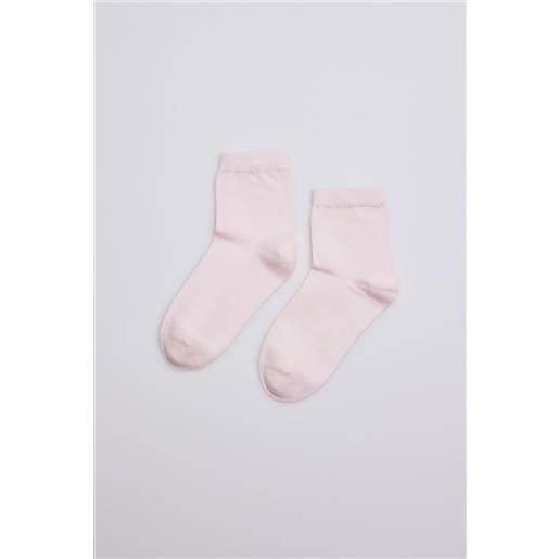 Ysabel Mora calzini rosa con perle per bambini