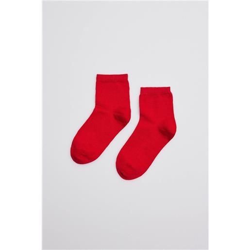 Ysabel Mora calzini rossi con perle per bambini