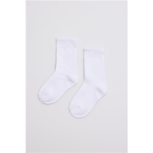 Ysabel Mora calzini bianchi in cotone per bambini