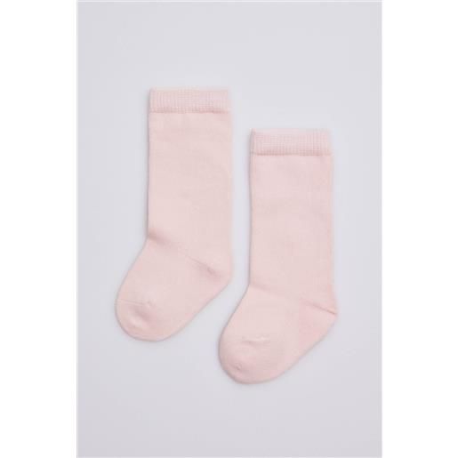 Ysabel Mora calzini lunghi basic rosa per bebè