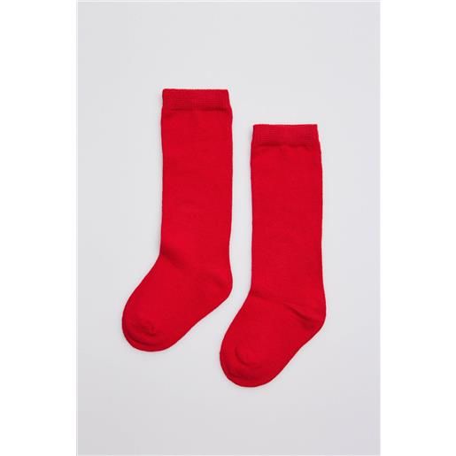 Ysabel Mora calzini lunghi basic rossi per bebè