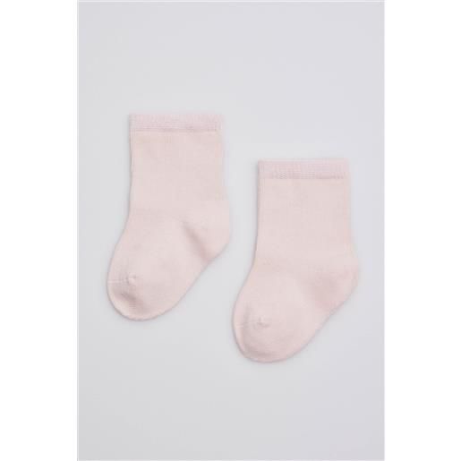Ysabel Mora calzini classici in cotone rosa