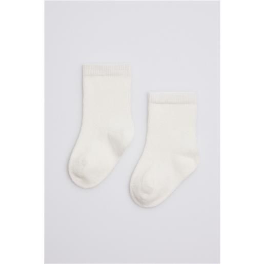 Ysabel Mora calzini classici in cotone avorio