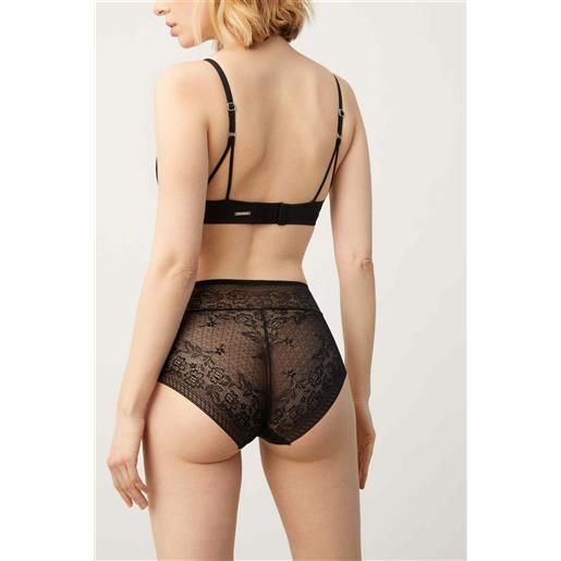 Ysabel Mora maxi slip invisibile con pizzo nero