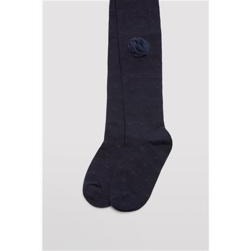 Ysabel Mora body da ragazza con dettaglio pompon blu scuro