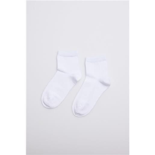 Ysabel Mora calzini bianchi con perle per bambini