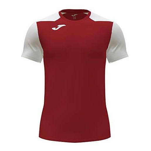 Joma Joma102223.602. Xl t-shirt a manica corta record ii rossa bianca