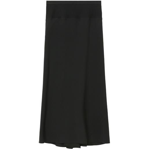 Rick Owens gonna con orlo svasato - nero