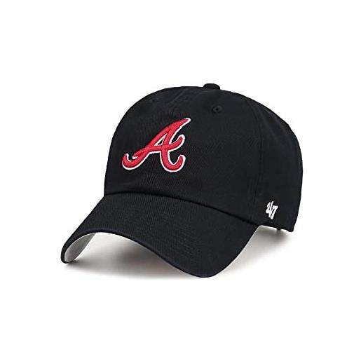 47 '47 47. Brand atlanta braves black ballpark clean up strapback cap, nero , taglia unica