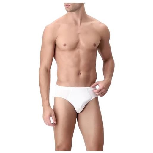 PEROFIL slip medio giove 2000 100% fiolo scozia (6 xl it54, bianco)