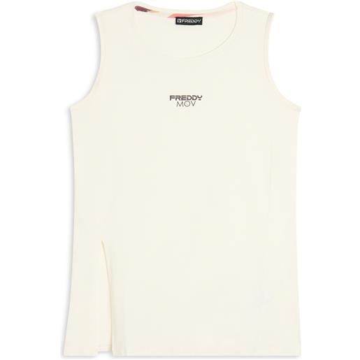 Freddy canotta regular fit con apertura laterale