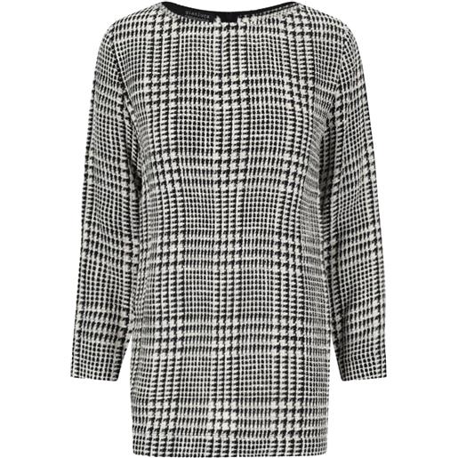 Gianluca Capannolo abito corto tartan - bianco