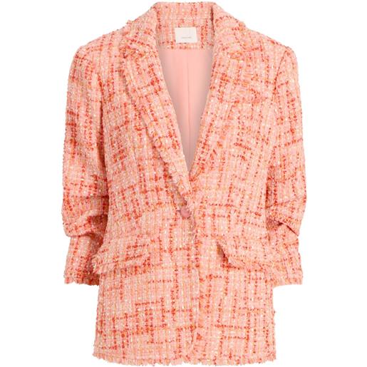 Cinq A Sept blazer lucie boucle khloe - rosa
