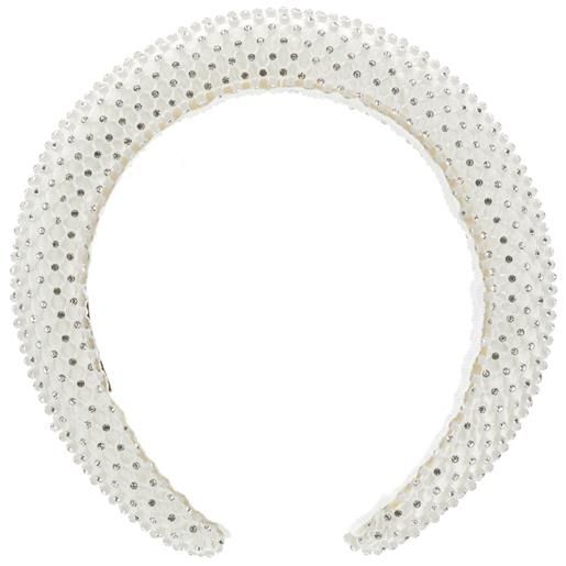 Monnalisa cerchietto satin con strass