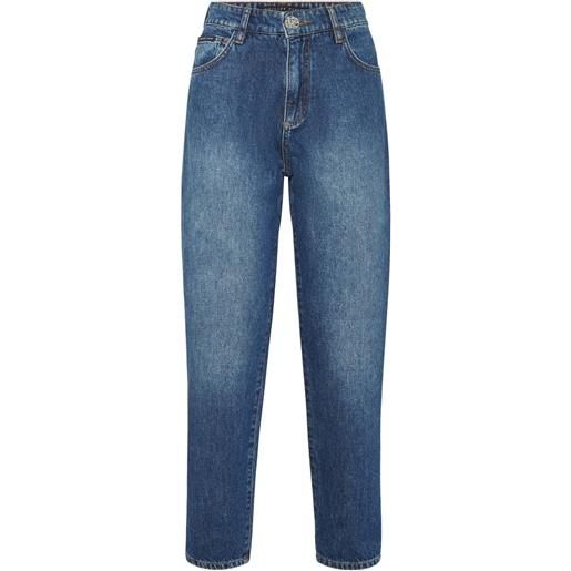Philipp Plein jeans mom - blu
