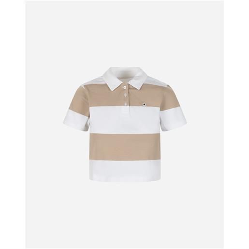 Dack's rugby stripe w - polo - donna - beige