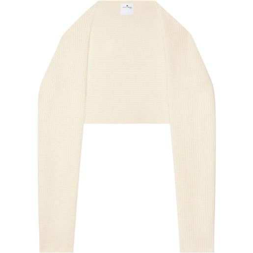 Courrèges bolero crop - toni neutri