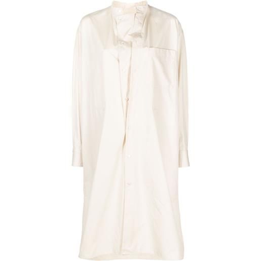 LEMAIRE chemisier con colletto alla coreana - toni neutri