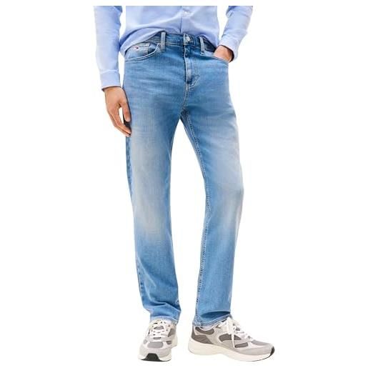 Tommy Jeans uomo jeans ryan slim elasticizzati, blu (denim medium), 32w/30l