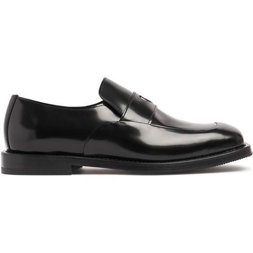 MOSCHINO mocassini berlin in pelle 30mm