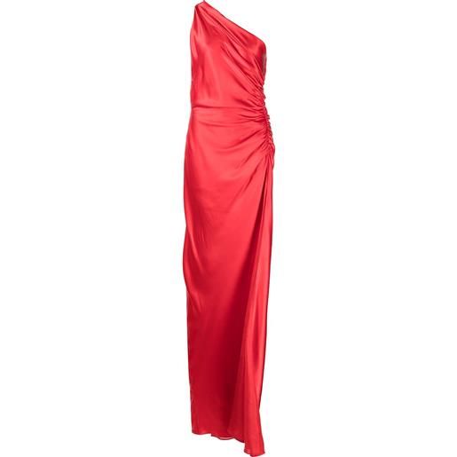 Michelle Mason abito da sera asym - rosso