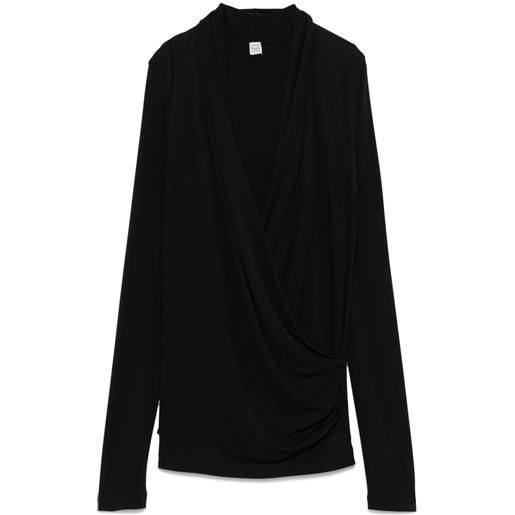 TOTEME blusa in jersey - nero